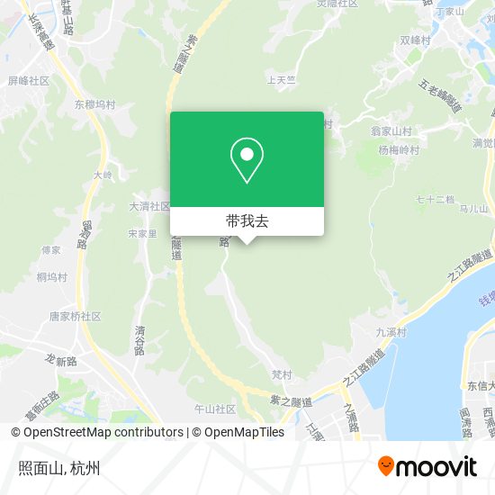 照面山地图