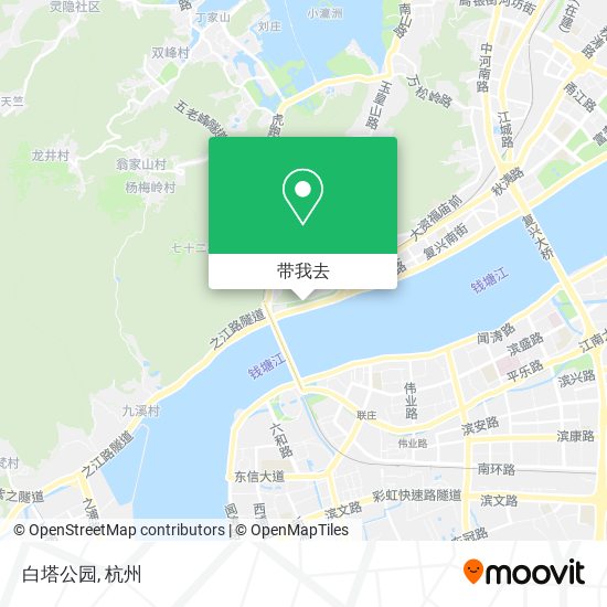 白塔公园地图