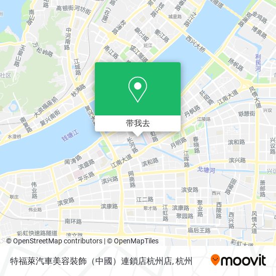 特福萊汽車美容裝飾（中國）連鎖店杭州店地图