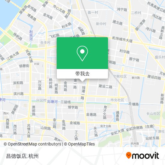 昌德饭店地图