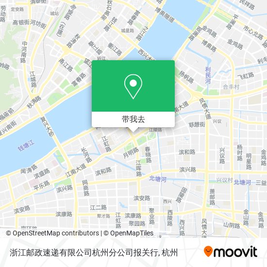 浙江邮政速递有限公司杭州分公司报关行地图