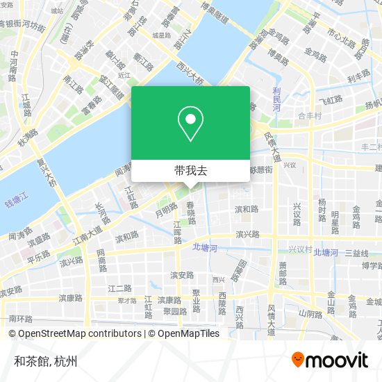 和茶館地图