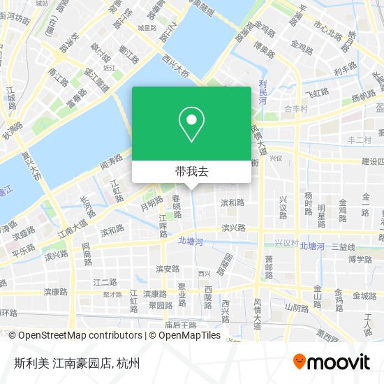 斯利美 江南豪园店地图