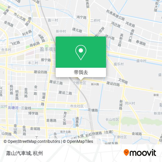 蕭山汽車城地图