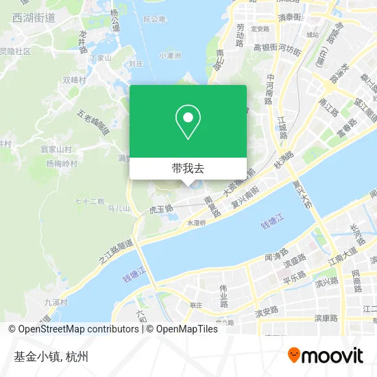 基金小镇地图