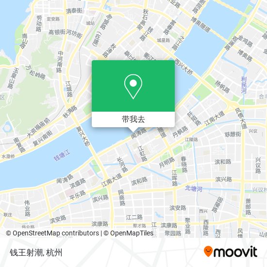 钱王射潮地图