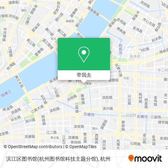 滨江区图书馆(杭州图书馆科技主题分馆)地图