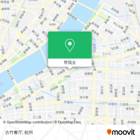 古竹餐厅地图