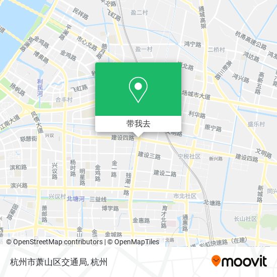 杭州市萧山区交通局地图