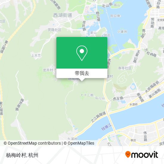 杨梅岭村地图