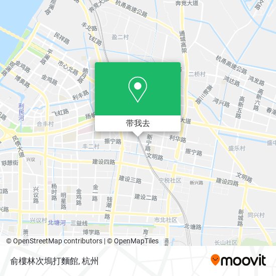 俞樓林次塢打麵館地图