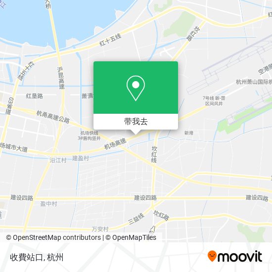 收費站口地图