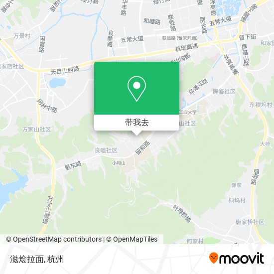滋烩拉面地图