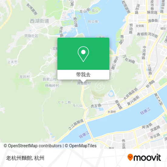 老杭州麵館地图