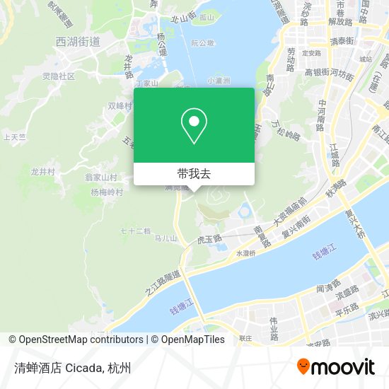 清蝉酒店 Cicada地图