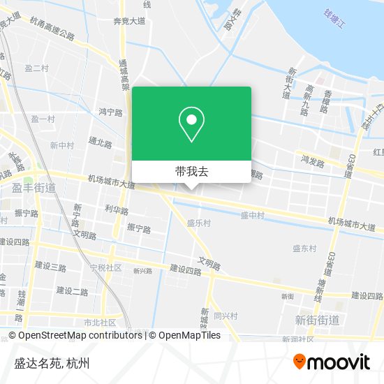 盛达名苑地图