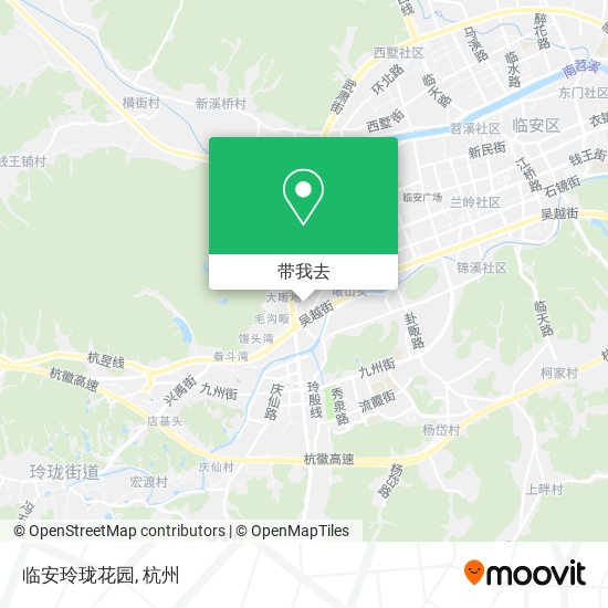 临安玲珑花园地图