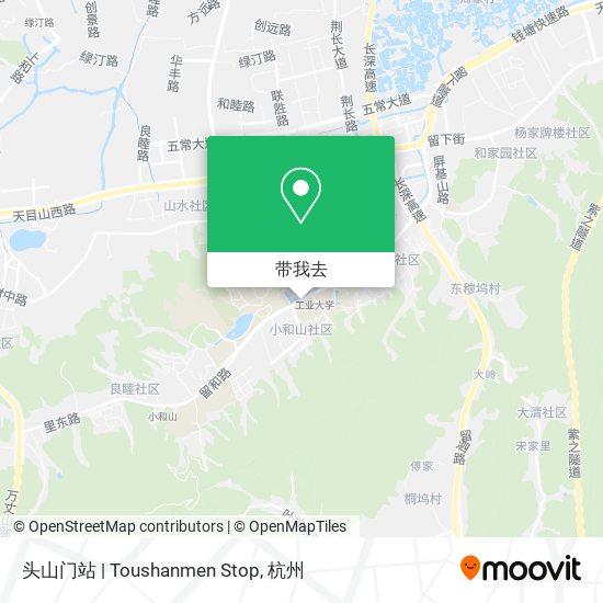 头山门站 | Toushanmen Stop地图