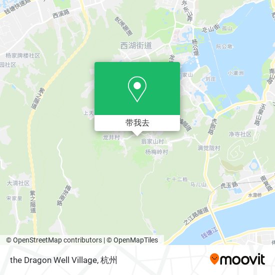 the Dragon Well Village地图