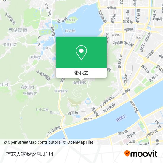 莲花人家餐饮店地图