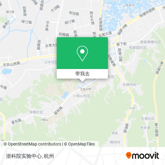 浙科院实验中心地图