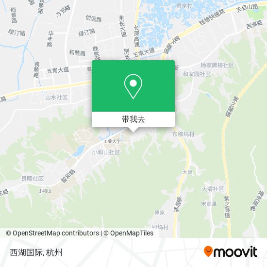 西湖国际地图
