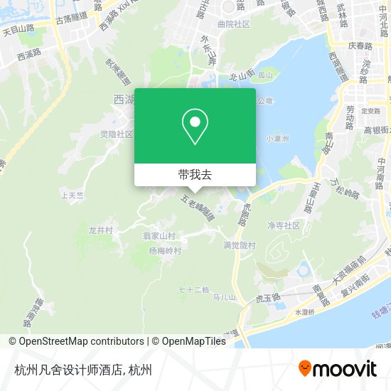 杭州凡舍设计师酒店地图