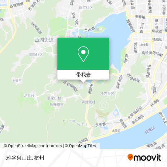 雅谷泉山庄地图