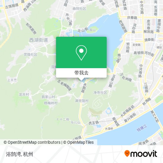 浴鹄湾地图