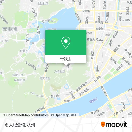 名人纪念馆地图