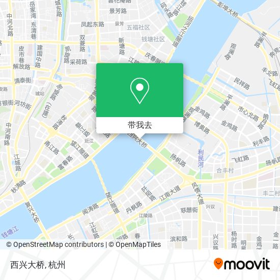 西兴大桥地图