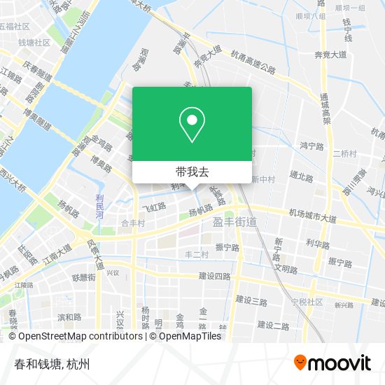 春和钱塘地图