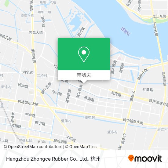 Hangzhou Zhongce Rubber Co., Ltd.地图