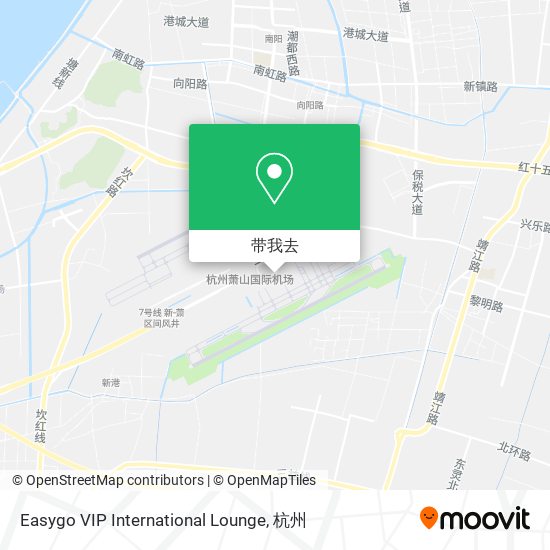 Easygo VIP International Lounge地图