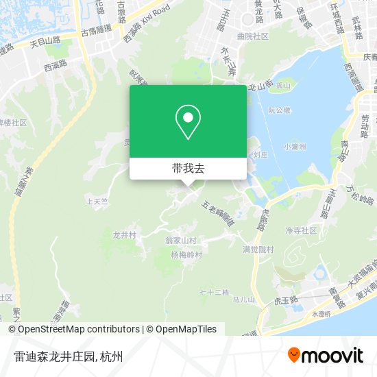 雷迪森龙井庄园地图