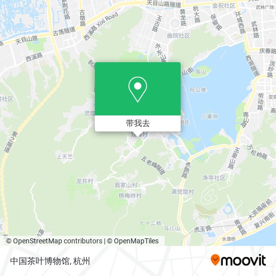 中国茶叶博物馆地图