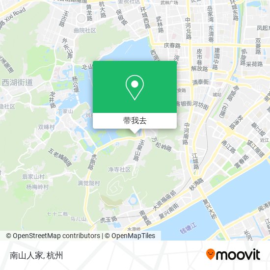 南山人家地图