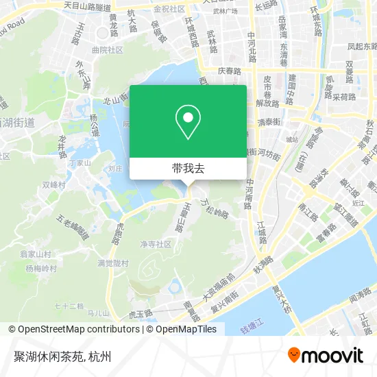 聚湖休闲茶苑地图