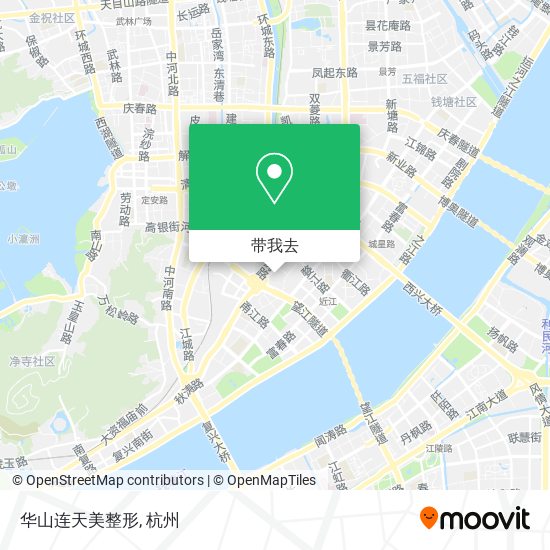 华山连天美整形地图