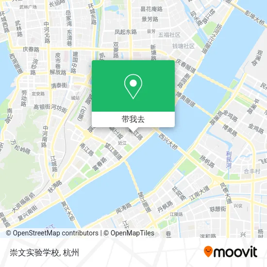 崇文实验学校地图