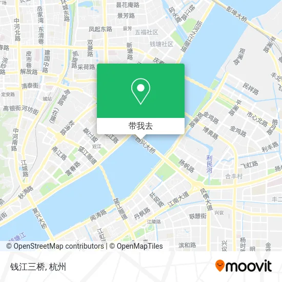 钱江三桥地图