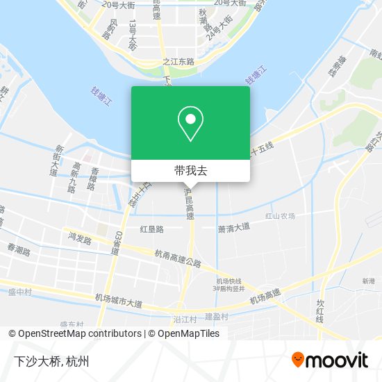 下沙大桥地图