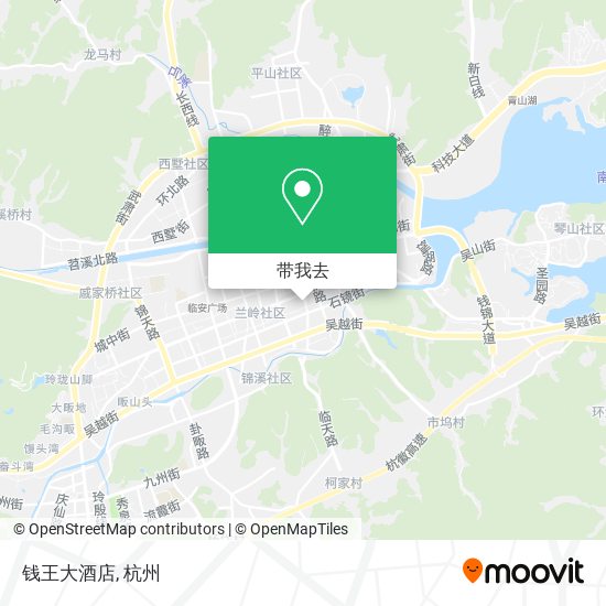 钱王大酒店地图