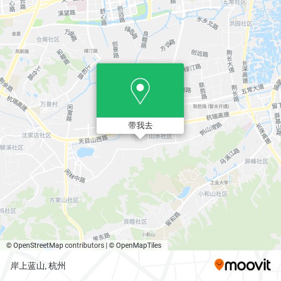 岸上蓝山地图