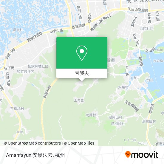 Amanfayun 安缦法云地图