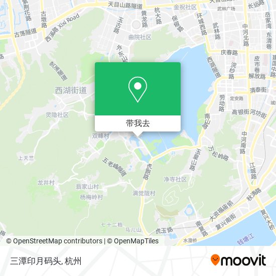 三潭印月码头地图
