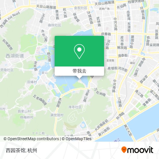 西园茶馆地图