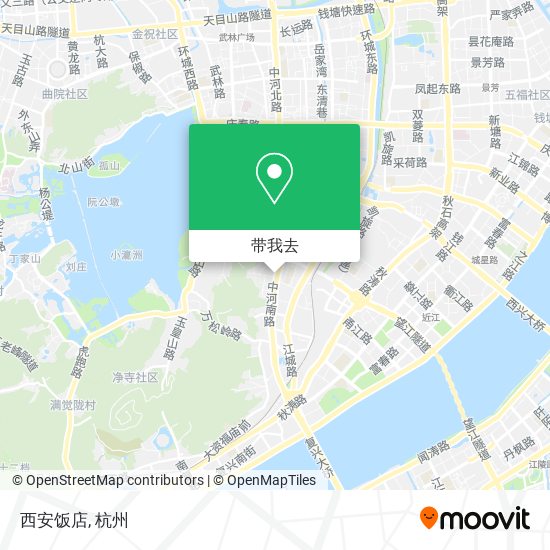 西安饭店地图