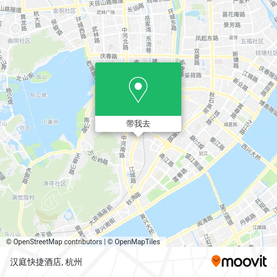 汉庭快捷酒店地图