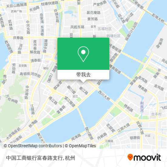 中国工商银行富春路支行地图